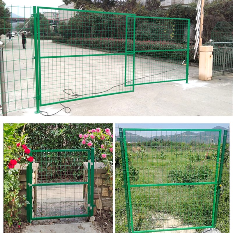 铁丝网护栏网门围栏网门果园隔离简易门庭K院围墙养殖网门户外加