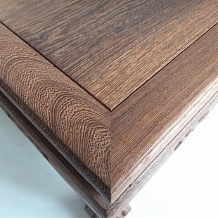 红木底座长方形茶几工艺品摆件雕花木座鸡翅实Q木紫砂茶壶木托底