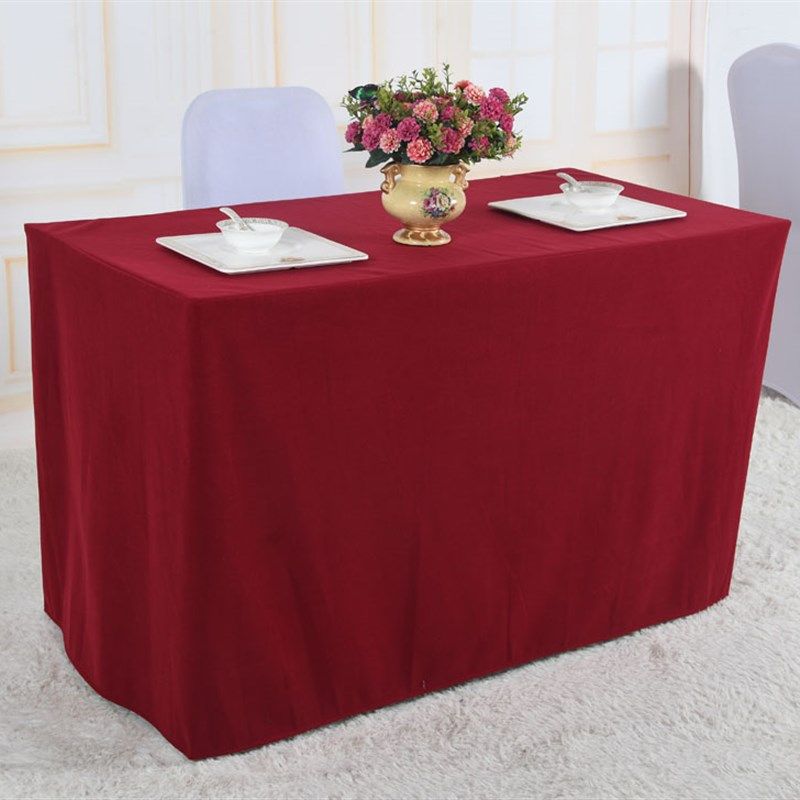 高档墨绿色台呢k双层复合会议室桌布会议台裙会议台布桌套