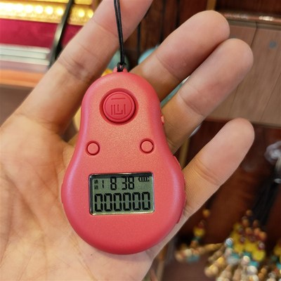 一心新款数显计数器自动手动电y子智能数数充电记数器念数夜光点