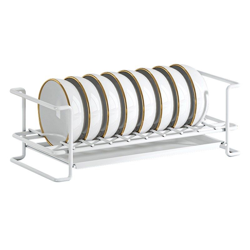碗碟收纳架免安装厨房碗架碟架水槽沥水架L橱柜分隔碗盘筷子置物