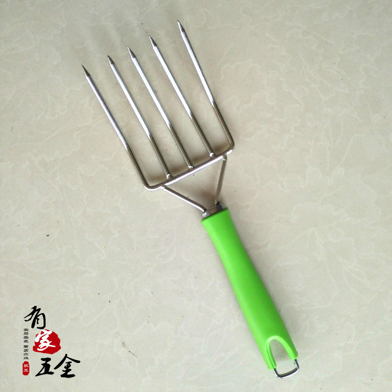 速发小5米齿不锈钢米饭叉豆芽叉子米叉食堂饭店盛号饭工具叉包邮