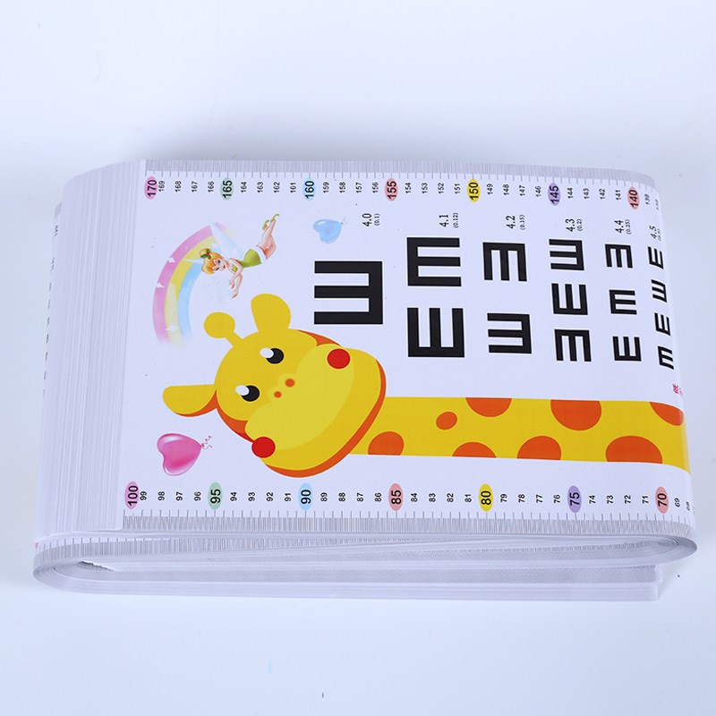 速发身高贴视力表婴幼儿童墙画贴纸宝宝长颈鹿益智玩具装饰