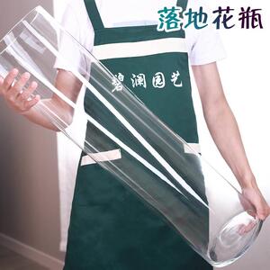速发水竹植物玻璃花瓶透明培筒圆柱瓶简约绿萝直筒花瓶富贵直落地