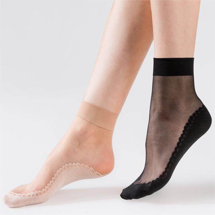 脚底加棉防滑吸汗透气耐磨短袜子薄款肉色包芯丝隐形防勾丝袜女夏