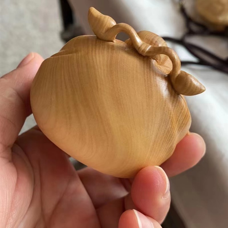 黄杨木雕招财赐福钟馗手把件实木雕刻人物工艺品中式家居装饰摆件