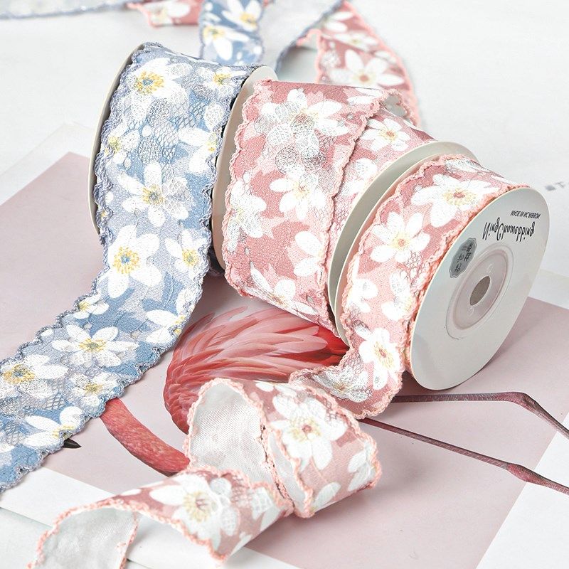 饰品配件钩边包装蕾丝布艺diy手工花束礼品包材料缎带丝带其他diy