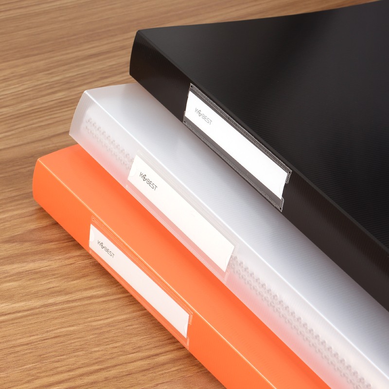 4K纸画册夹4开文件夹多层收纳册电影海报收藏册透明资料册插页袋