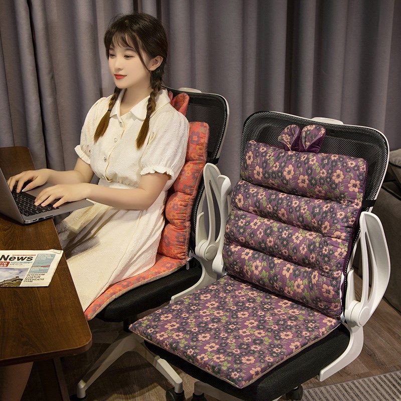 三层纱坐垫屁垫椅垫座垫靠垫靠背一体办公室久坐椅子餐椅屁股垫子,居家布艺,椅垫,淘宝优惠券,粉丝福利购,淘宝优惠卷