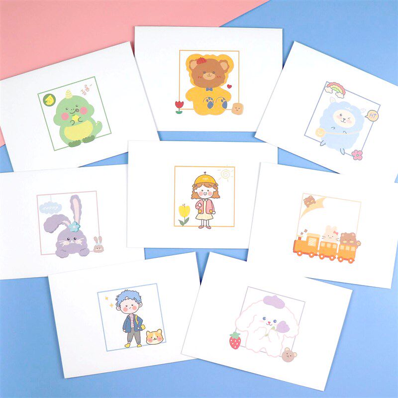 日韩信纸信封套装创意文艺小清新信封袋可爱小羊卡通校庆稿纸包邮