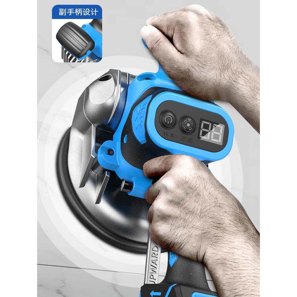 大砖平瓷铺机贴砖机erz大功率铺砖板墙地板震动振动器工具神器