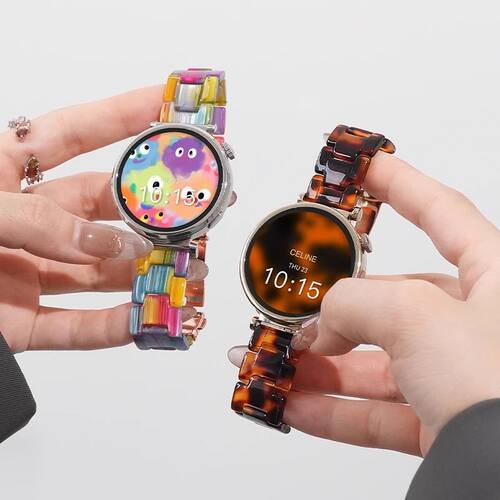 适用华为GT6/GT5表带gt4系列41mm女表专用watch5多巴胺树脂gt3