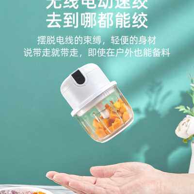 速发无肉机家用电动小型搅肉馅家庭用小容量多功能迷你蒜线电动打