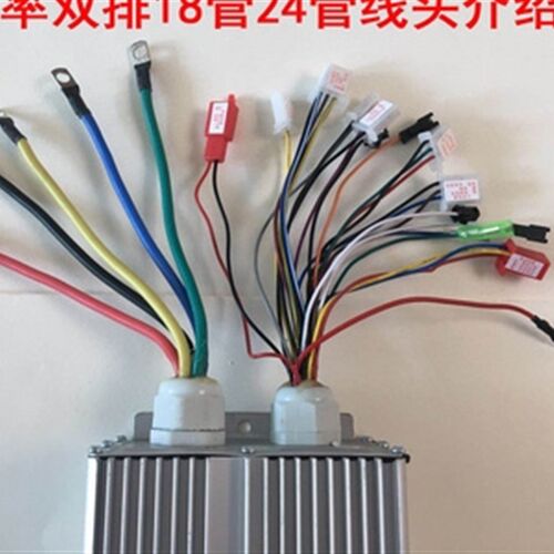 速发动电瓶车无刷控制4器8伏60v72v1520w千瓦双排24管改装大功率