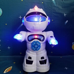 速发益智多功能唱会歌故事学英语跳太电动向轮灯光音乐舞空人