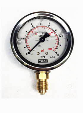 速发表87-1压力压WIKA压力表耐震不锈钢压力E负表表真空表