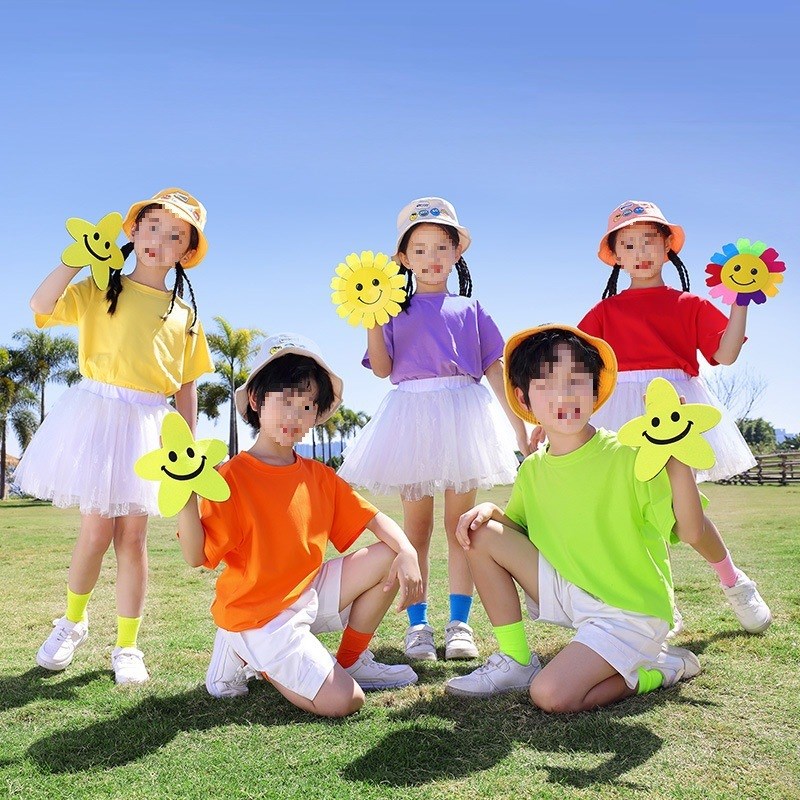 速发六一表园服童蓬合纱裙儿童毕业季服装幼儿园园演服大蓬唱复源