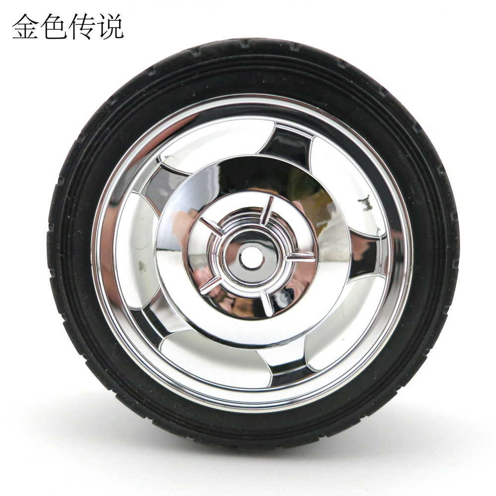 速发801m橡胶车轮 模型 1车m6 六角孔遥控:车 塑料轮毂