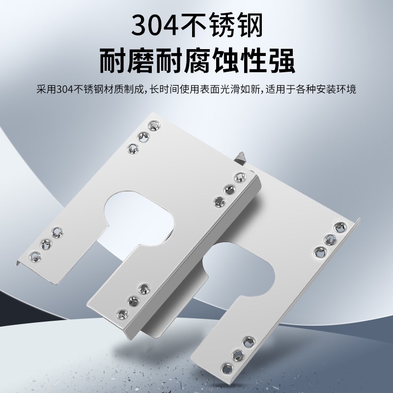 光伏导电穿刺防雷垫片不s锈钢材质光伏支架配件辅材接地避雷双刺