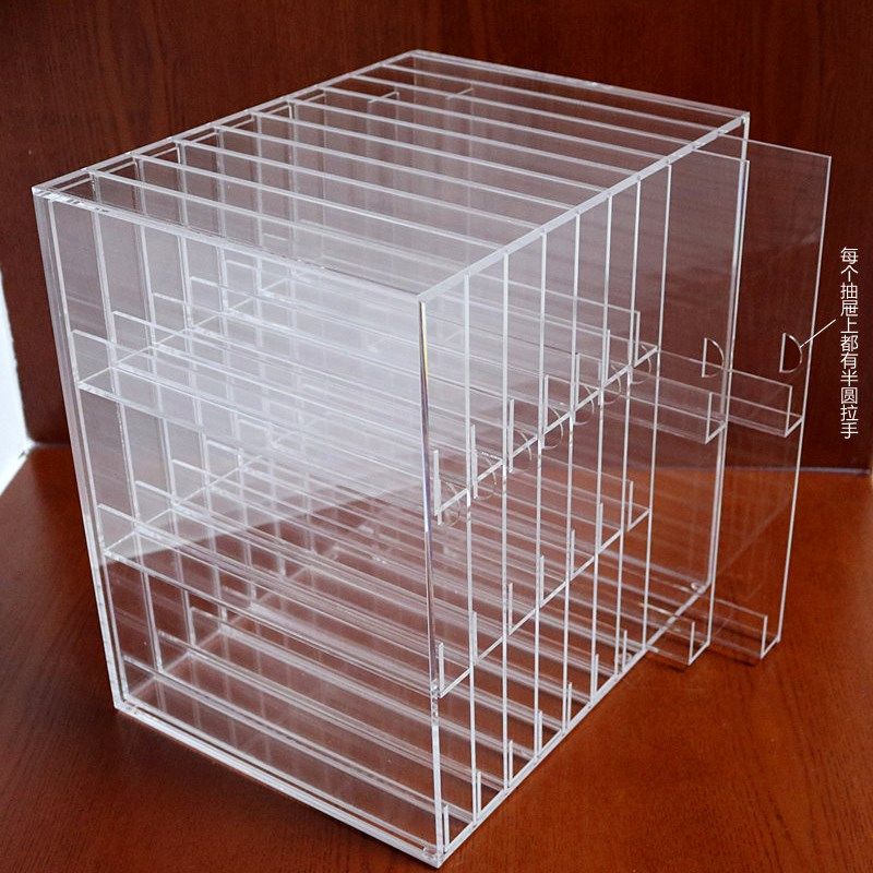侧拉亚克力抽屉眼影o收纳盒品牌眼影粉饼展示架化妆品桌面收纳整,收纳整理,桌面收纳盒,淘宝优惠券,粉丝福利购,淘宝优惠卷