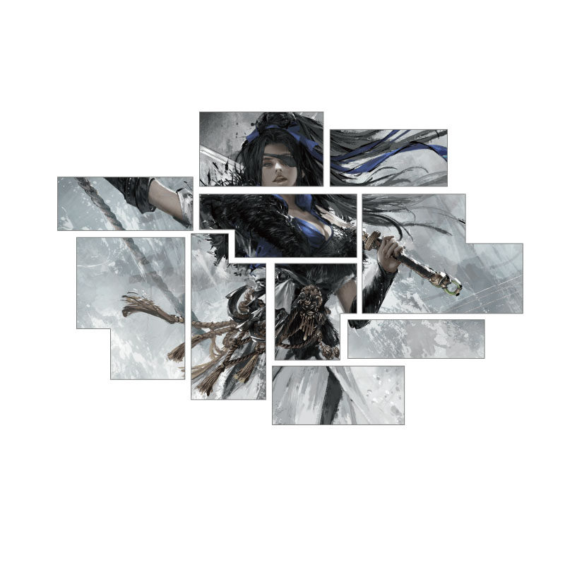 电竞酒店房间挂画永劫无间游戏海报装饰画网吧网S咖壁画卧室床头,家居饰品,文化墙贴,淘宝优惠券,粉丝福利购,淘宝优惠卷