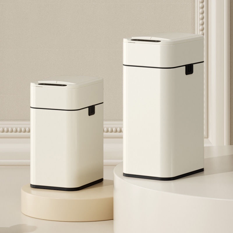 智能感应式垃圾桶家用带盖子化妆室厕所厨房客厅N办公室自动打包