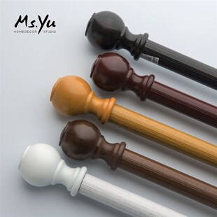 德裕窗帘杆罗马杆 单杆双杆 锰钢合金 纳米消音S #喻小姐精选配件