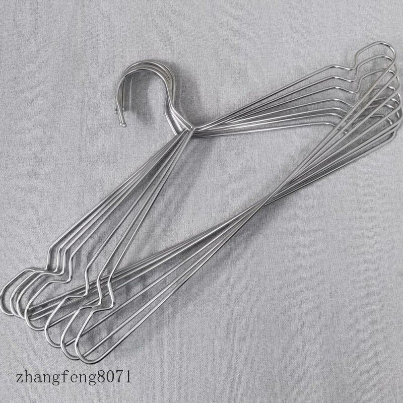 包邮外贸出口实心加粗304不锈钢衣架 家用K防滑衣架(45块是10个)