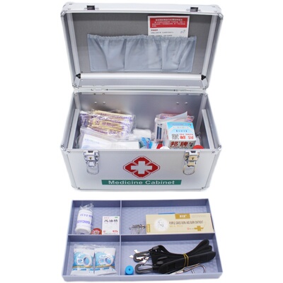 工厂企业单位安检急救箱套装铝合金医药箱医用P医疗箱含救急包用