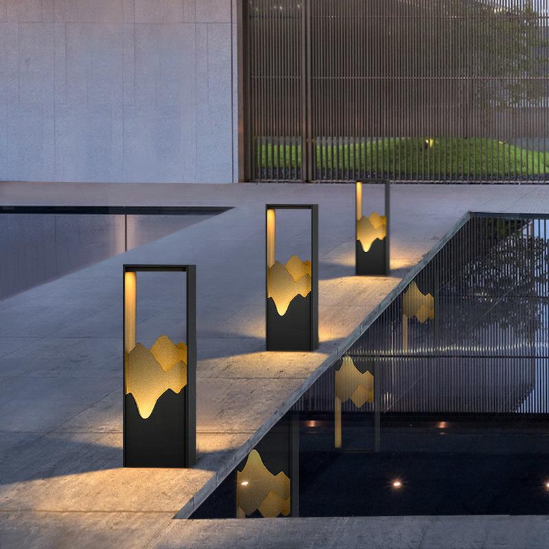 创意新中式庭院灯落地灯户外草坪灯景观氛围灯花园别墅样板房路灯