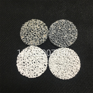 碳化硅氧化铝发泡陶瓷泡沫过滤器超薄5小规格定做光Z催化剂载体
