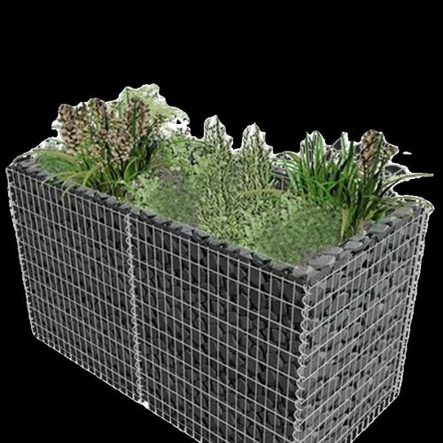 电焊石笼箱网装石头镀锌焊接钢丝笼公园景观石笼挡土W墙加粗钢筋