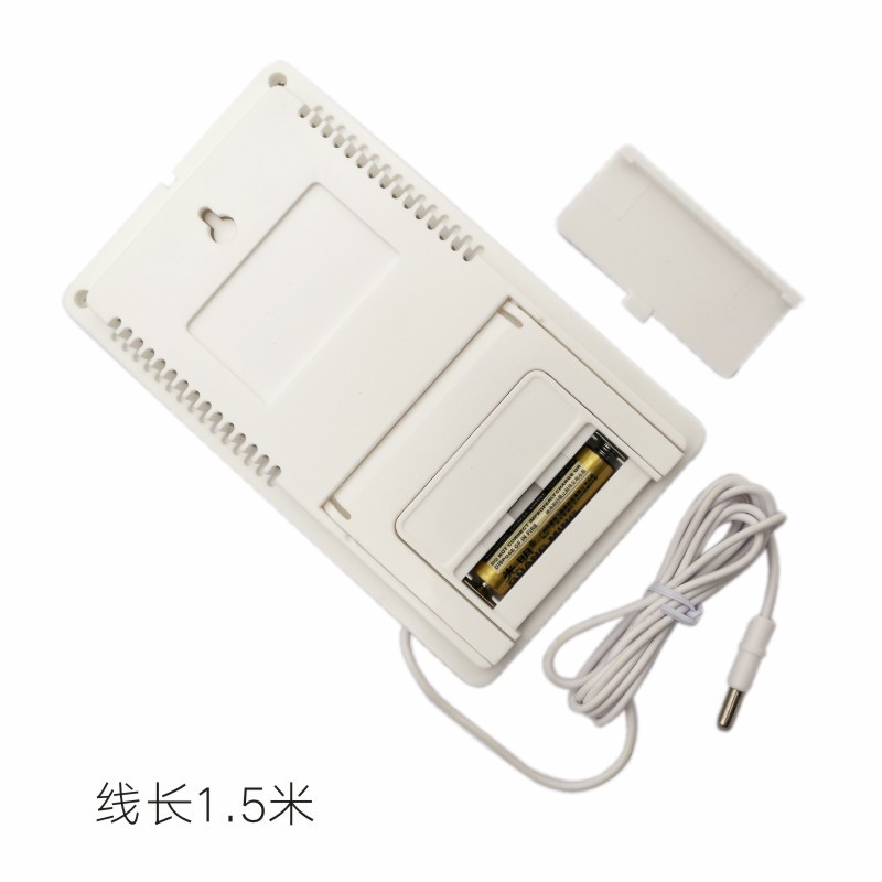 室内外温湿度计探头干湿t表温度计工厂花园爬虫家用精准带时钟包