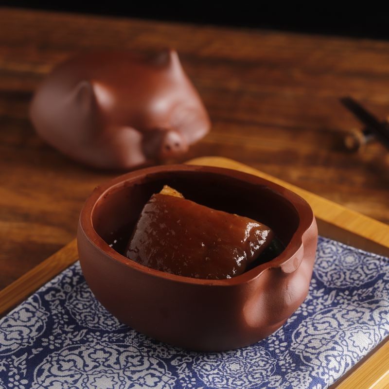 酒店饭店a紫砂餐具炖盅 意境菜私房菜创意菜 小猪盅东坡肉小罐一,餐饮具,碗,淘宝优惠券,粉丝福利购,淘宝优惠卷