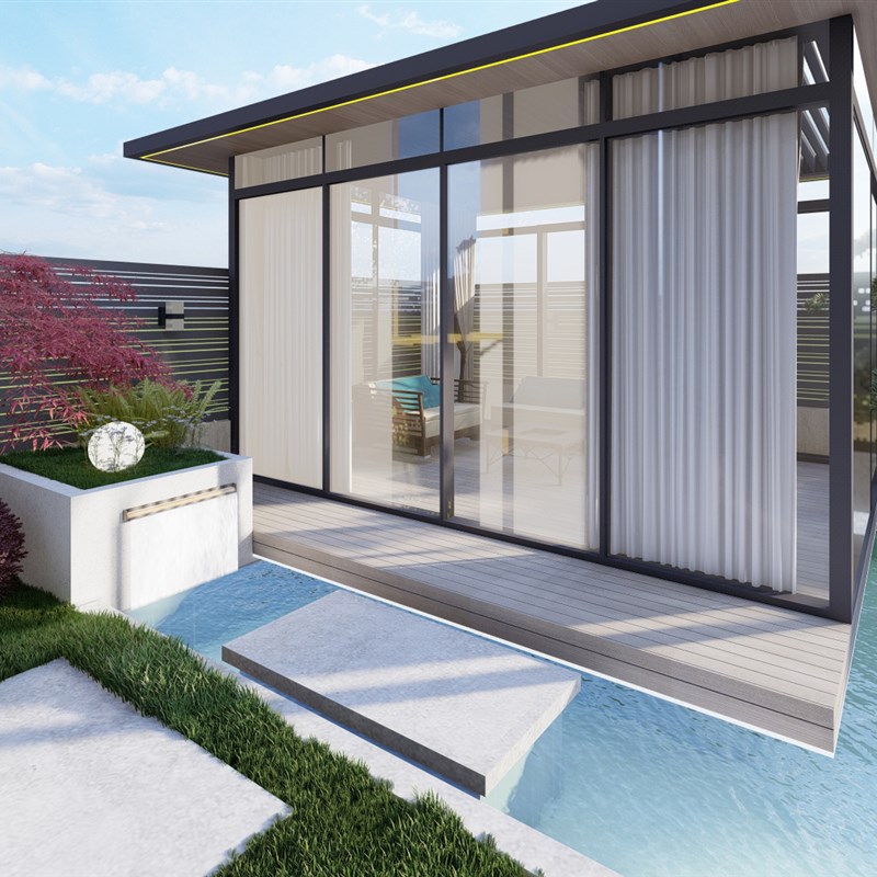 农村自建房花f园绿化施工图建筑别墅圆林景观庭院设计图纸方案制