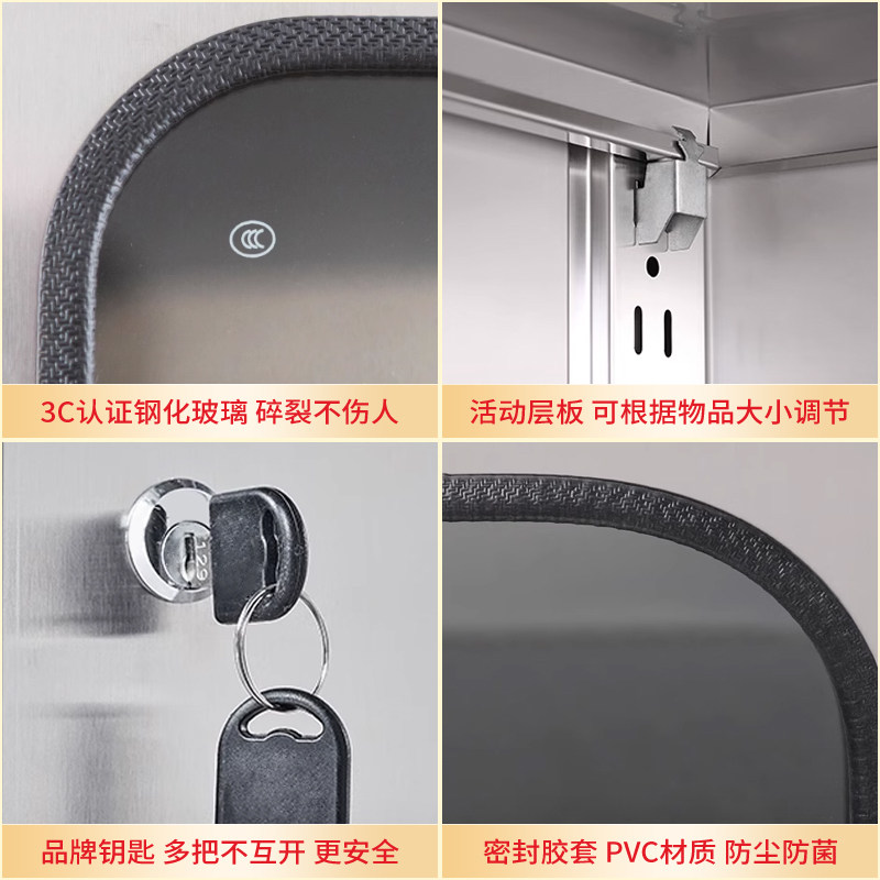 304不锈钢西i药柜诊所医用药品柜无菌器械柜清洁柜文件柜自带抽屉