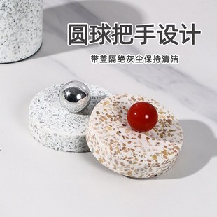 化妆棉棉签收纳盒高级轻奢棉签盒家用高档L牙线收纳筒高颜值牙签