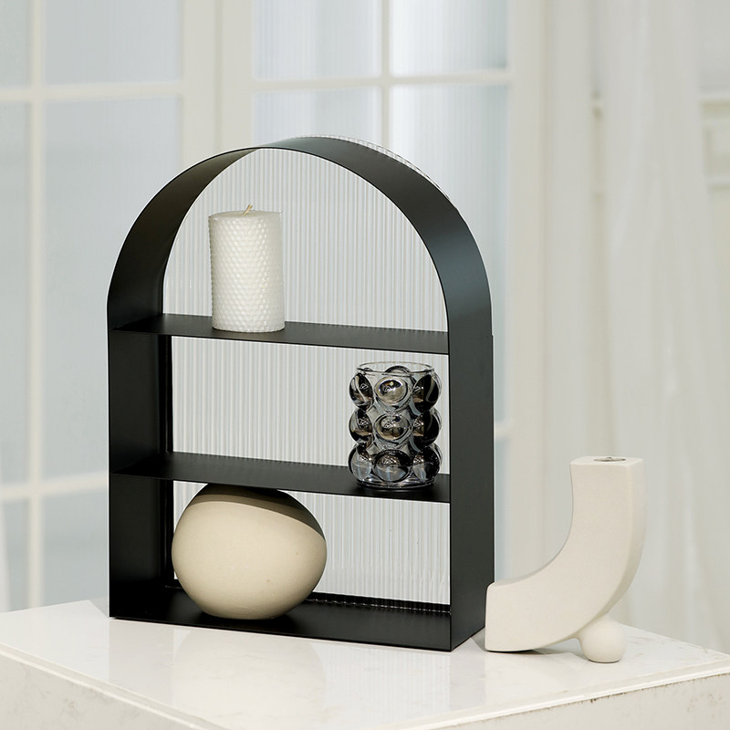 亚克力ins风多层杯架卫生w间化妆品展示收纳架半圆拱形铁艺置物架,收纳整理,化妆品收纳架,淘宝优惠券,粉丝福利购,淘宝优惠卷