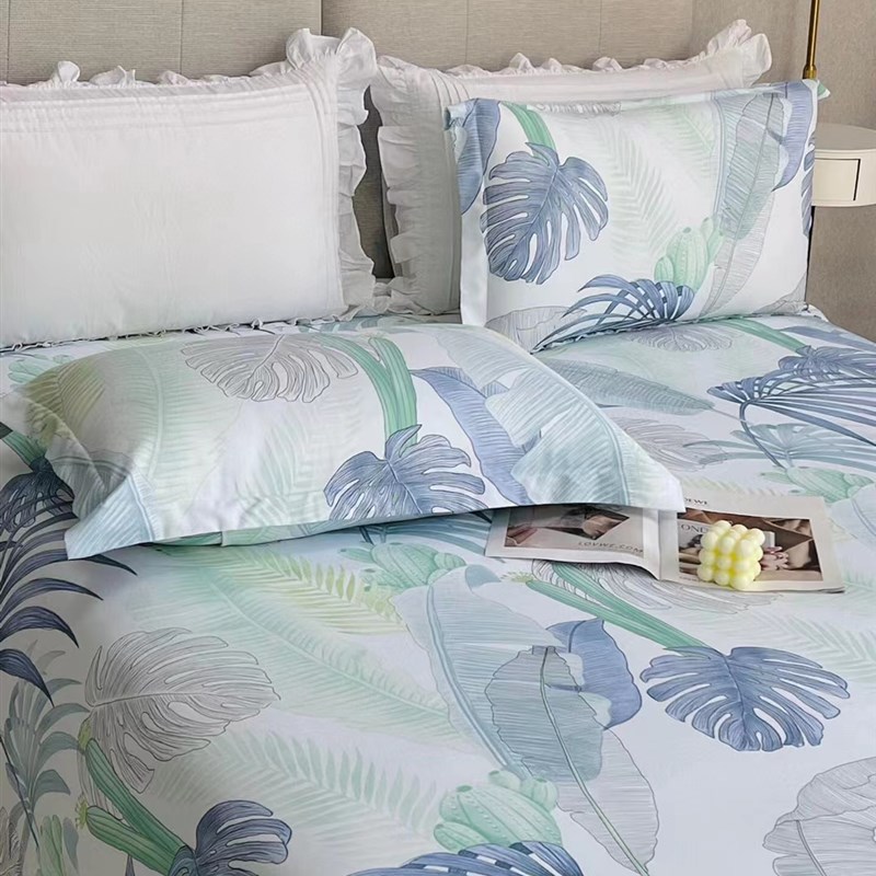 竹纤维凉席床单三件套u夏季双人床凉爽透气冰丝冰丝凉感