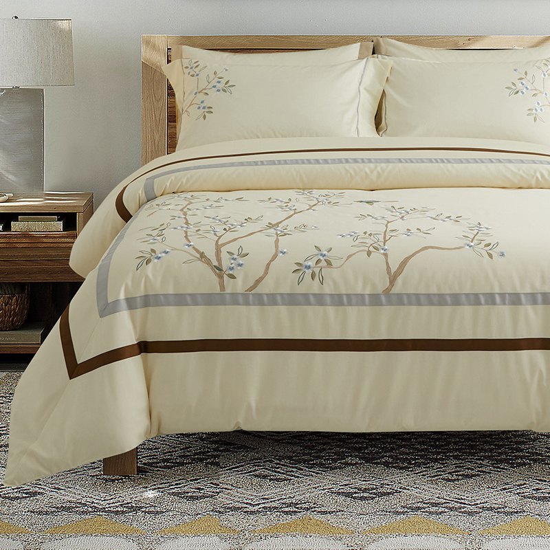 四件套新疆长绒棉新中式巢歌