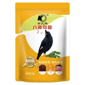 开元 八哥专用饲料鸟食鹩哥鸟粮乌鸫鸟食八歌饲料鸟粮黑八提性营养