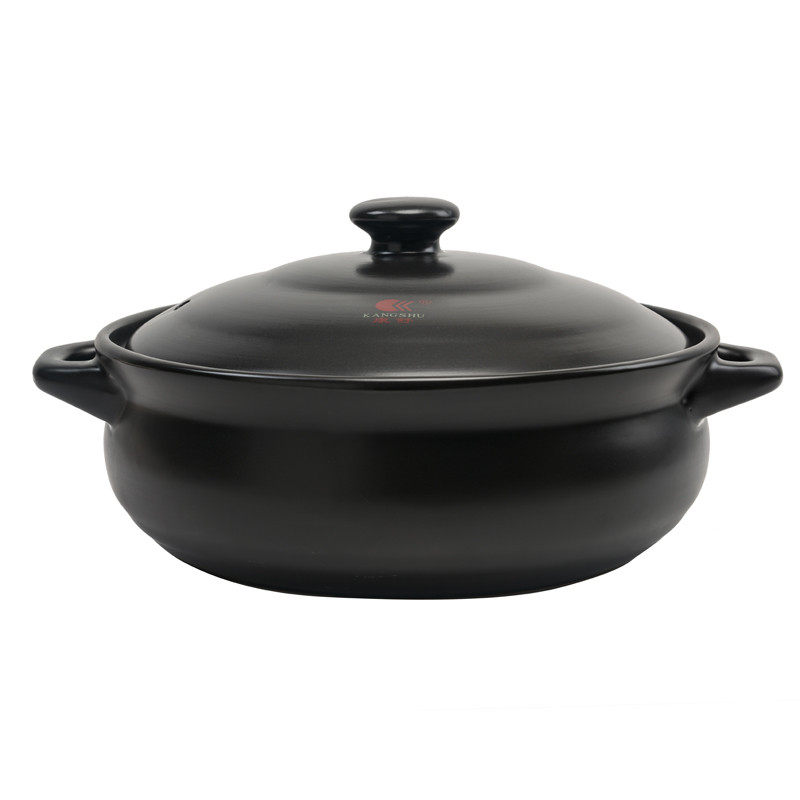 康舒电磁炉砂锅火锅专用陶瓷炖锅汤锅 明火耐高温大容量沙锅商用