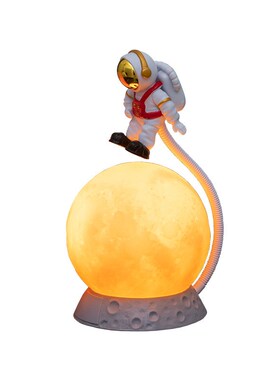 新品悬浮太空人月球灯摆件月亮小夜灯中秋生日小礼物直供装饰摆饰