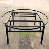 家用大圆桌可折叠桌脚折叠桌餐桌脚大圆桌折叠支架简易可折叠桌脚