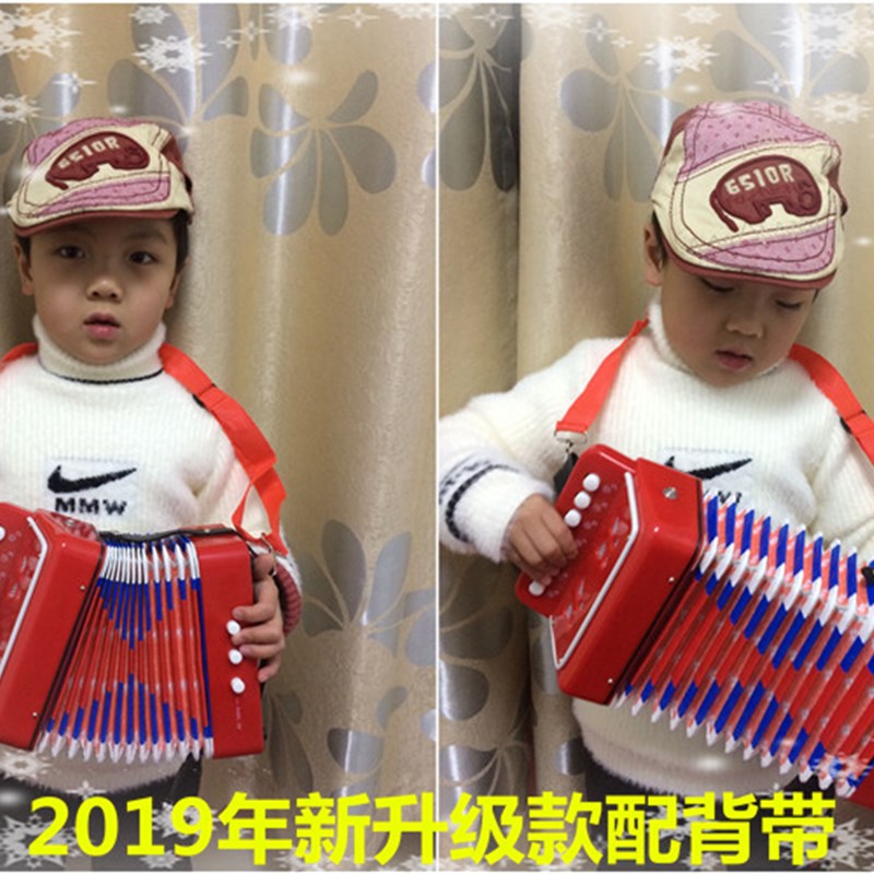 天义手风琴儿童学生音乐器初学者入门迷你小启蒙玩具兴趣培养