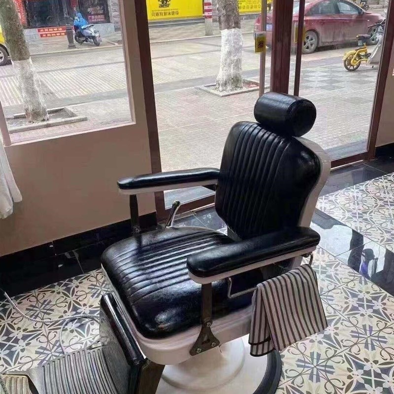 厂家理发店复古椅发廊用品升降美发座椅旋转理发椅