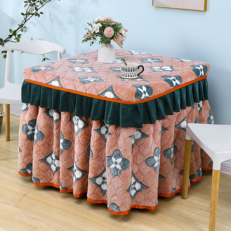 冬季加厚烤火被罩正方形电暖桌布取暖被罩烤火电炉被双面珊瑚绒,居家布艺,烤火罩,淘宝优惠券,粉丝福利购,淘宝优惠卷