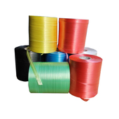 全新料pe自动结束带撕裂带机用打包捆扎塑料绳子打包带纯纸管 包邮