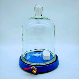 抽气盘附玻璃钟罩180mm声音的振动传播介质 初中物理声学实验器材