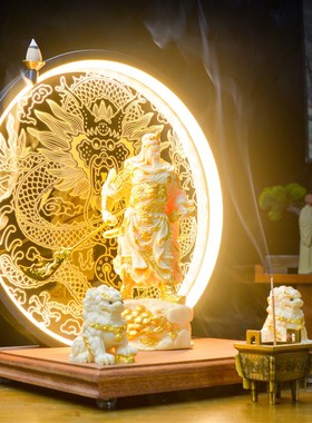 武圣关公武财神招财摆件家用供奉客厅办公室摆放开业乔迁礼品送人